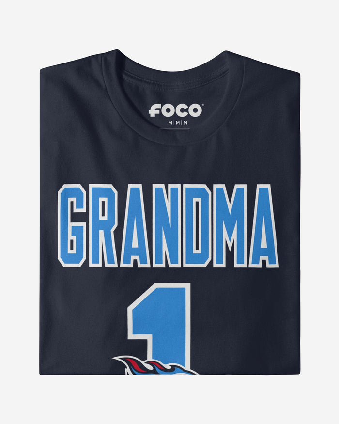 Tennessee Titans Number 1 Grandma T-Shirt FOCO - FOCO.com