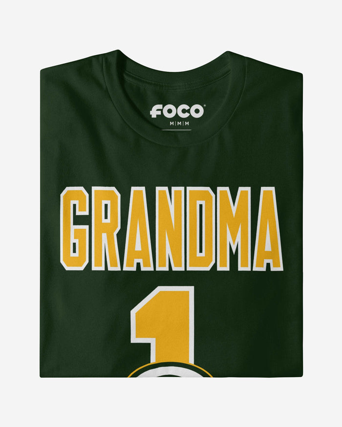 Green Bay Packers Number 1 Grandma T-Shirt FOCO - FOCO.com