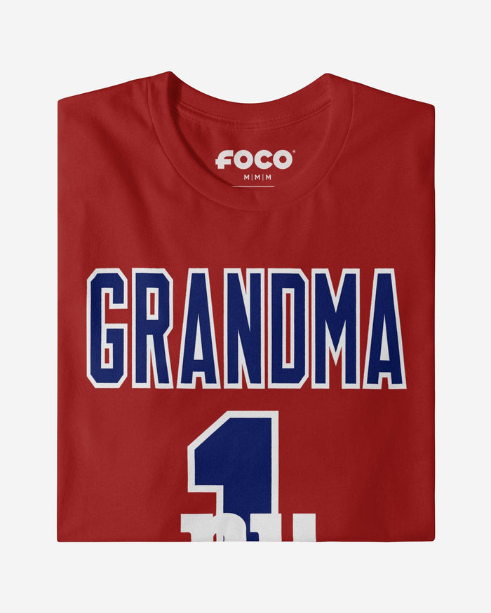 New York Giants Number 1 Grandma T-Shirt FOCO - FOCO.com