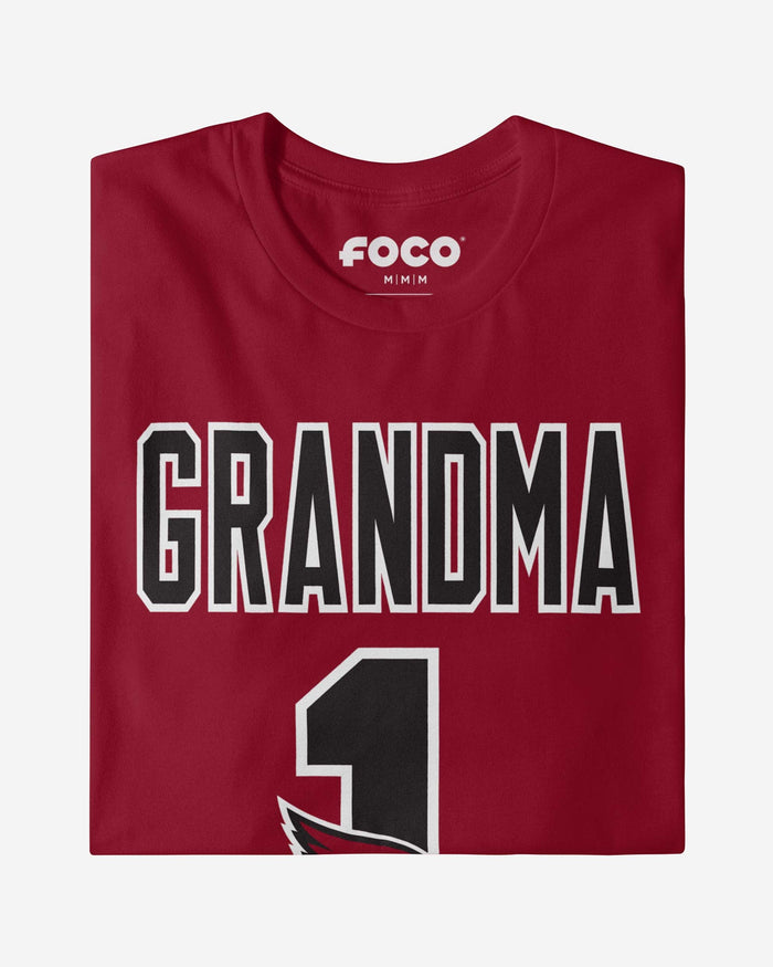 Arizona Cardinals Number 1 Grandma T-Shirt FOCO - FOCO.com