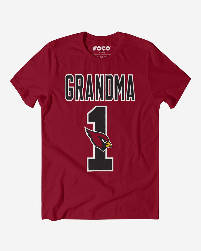 Arizona Cardinals Number 1 Grandma T-Shirt FOCO S - FOCO.com