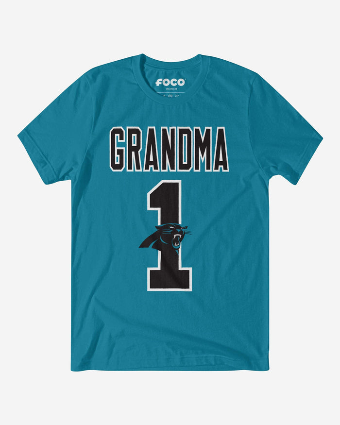 Carolina Panthers Number 1 Grandma T-Shirt FOCO S - FOCO.com