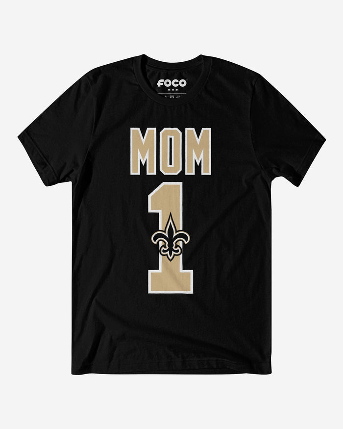 New Orleans Saints Number 1 Mom T-Shirt FOCO S - FOCO.com