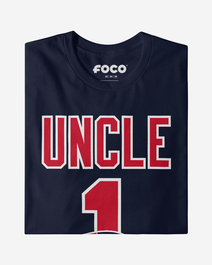 New England Patriots Number 1 Uncle T-Shirt FOCO - FOCO.com