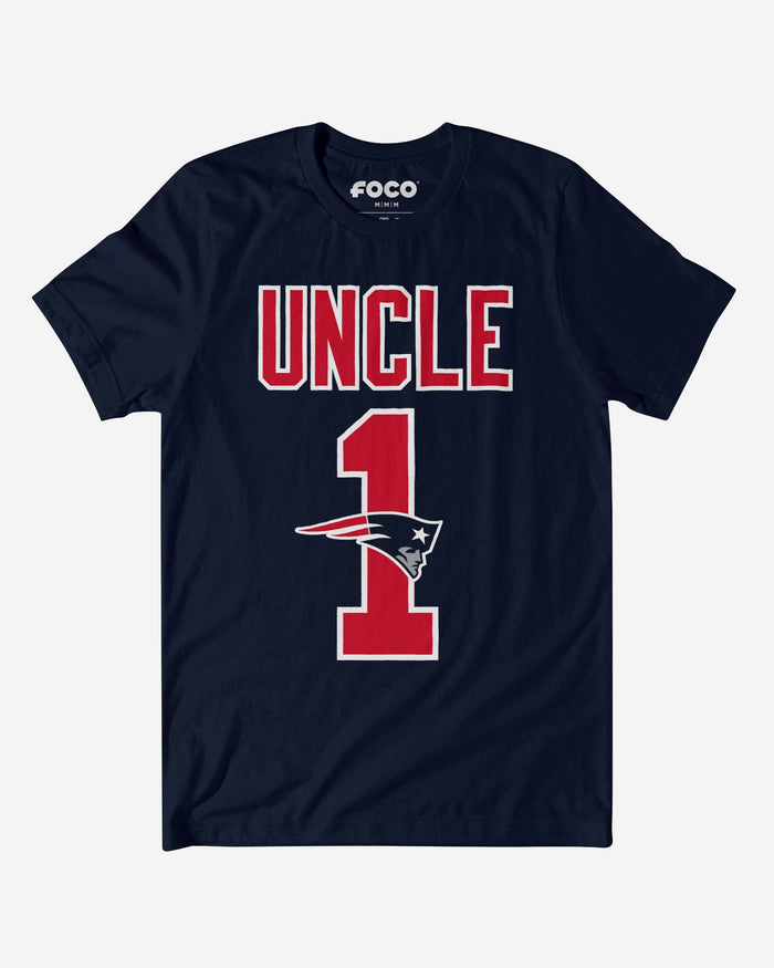 New England Patriots Number 1 Uncle T-Shirt FOCO S - FOCO.com