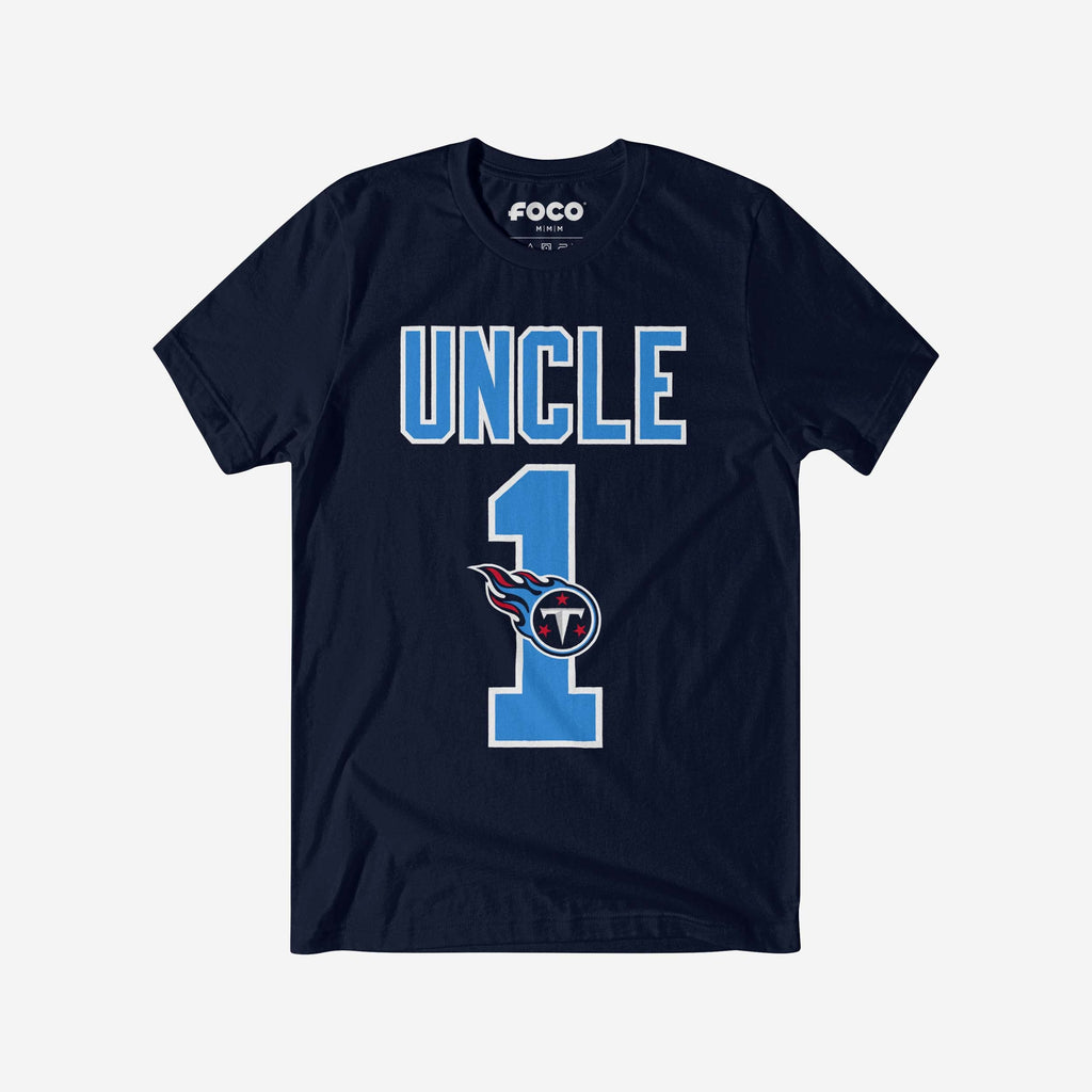 Tennessee Titans Number 1 Uncle T-Shirt FOCO S - FOCO.com