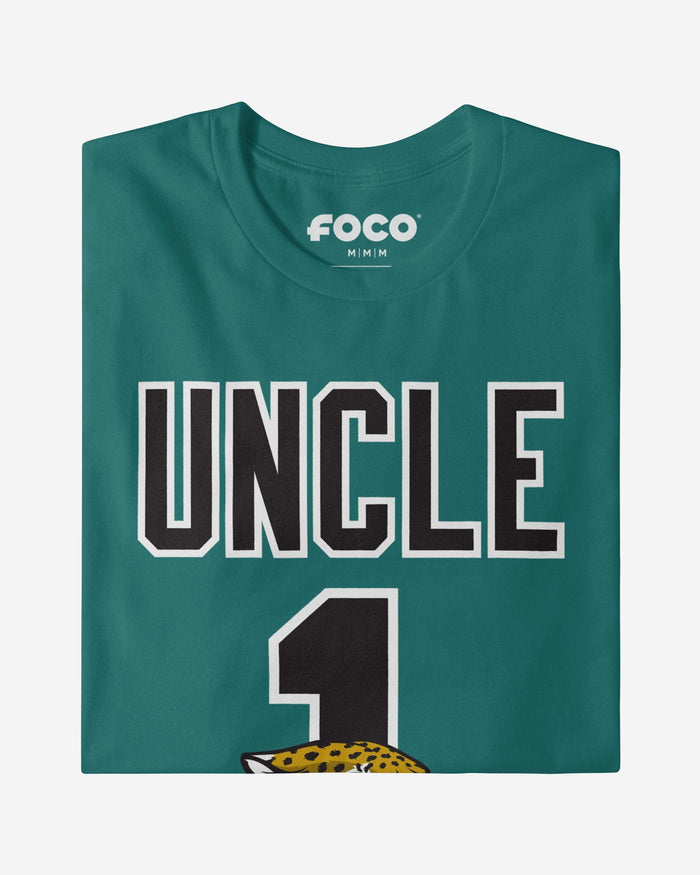 Jacksonville Jaguars Number 1 Uncle T-Shirt FOCO - FOCO.com