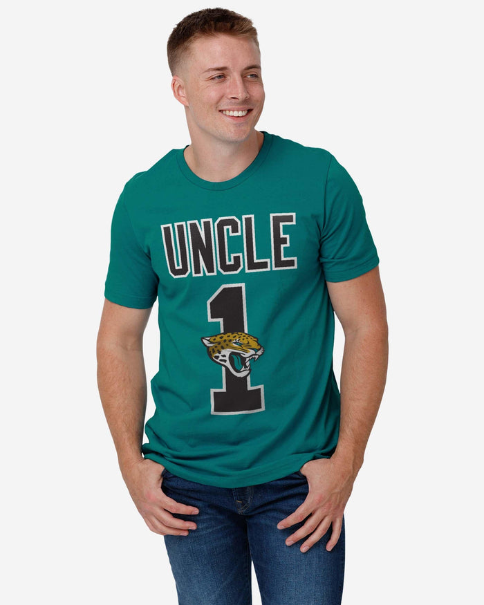 Jacksonville Jaguars Number 1 Uncle T-Shirt FOCO - FOCO.com