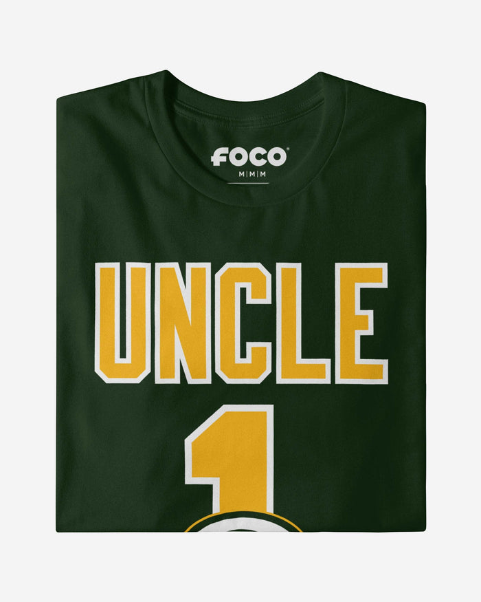 Green Bay Packers Number 1 Uncle T-Shirt FOCO - FOCO.com