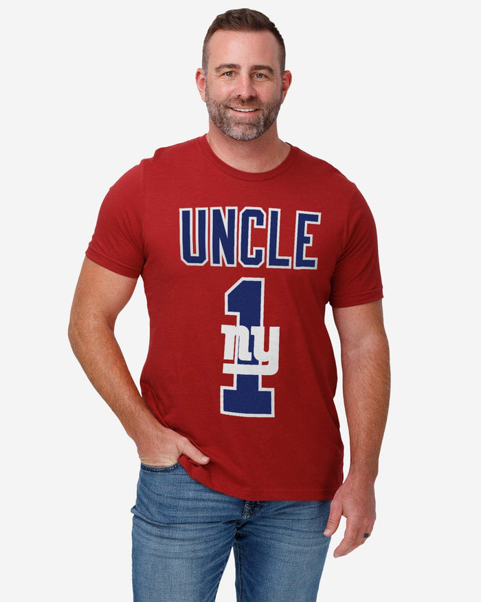 New York Giants Number 1 Uncle T-Shirt FOCO - FOCO.com