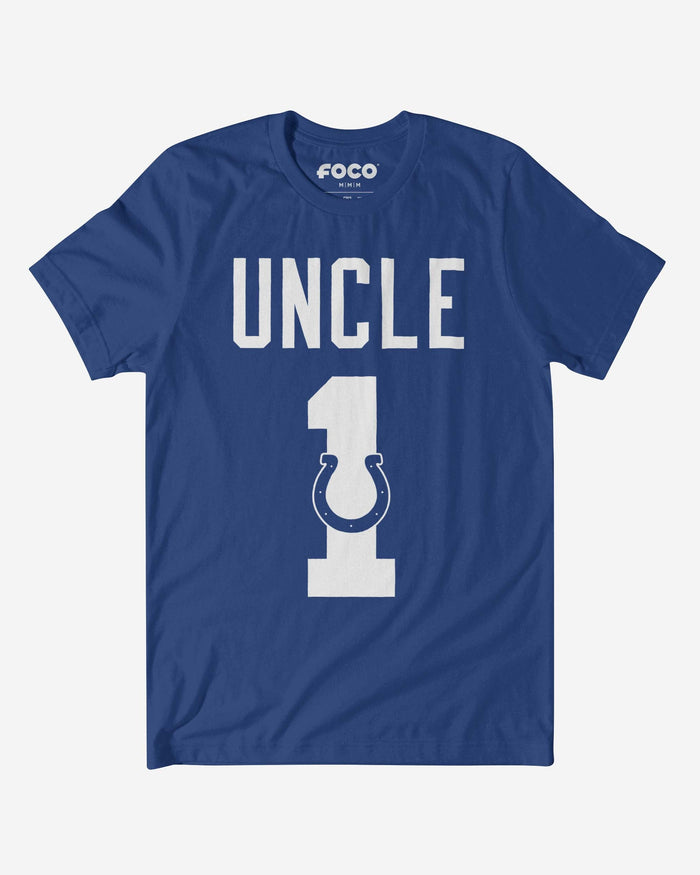 Indianapolis Colts Number 1 Uncle T-Shirt FOCO S - FOCO.com