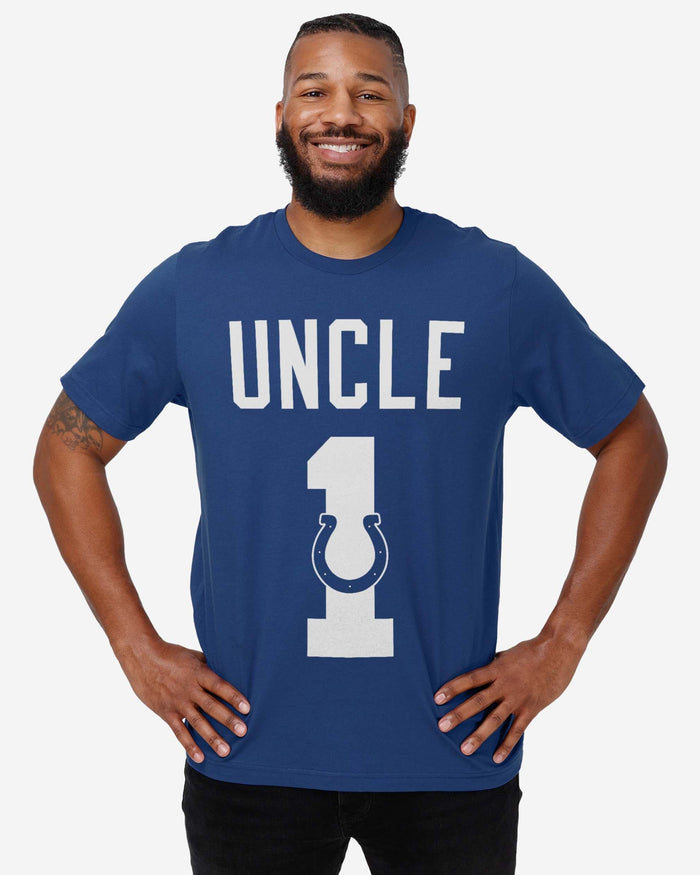 Indianapolis Colts Number 1 Uncle T-Shirt FOCO - FOCO.com