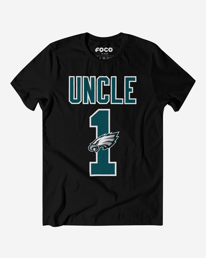 Philadelphia Eagles Number 1 Uncle T-Shirt FOCO S - FOCO.com