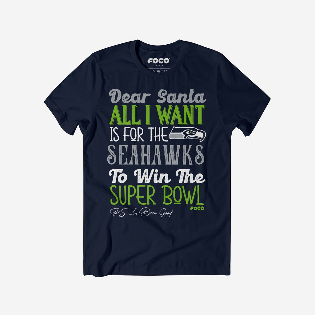 Seattle Seahawks All I Want T-Shirt FOCO S - FOCO.com