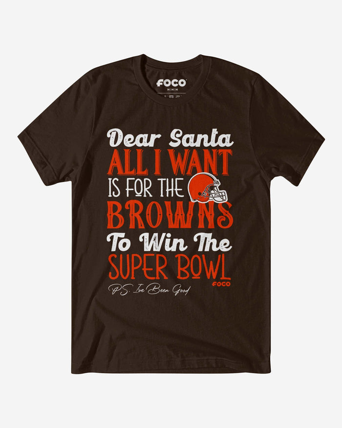 Cleveland Browns All I Want T-Shirt FOCO S - FOCO.com