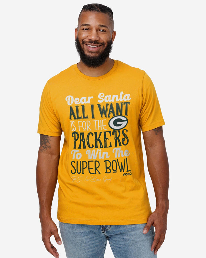 Green Bay Packers All I Want T-Shirt FOCO - FOCO.com