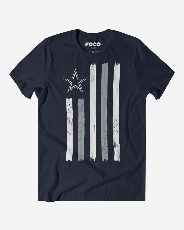 Dallas Cowboys Brushstroke Flag T-Shirt FOCO S - FOCO.com