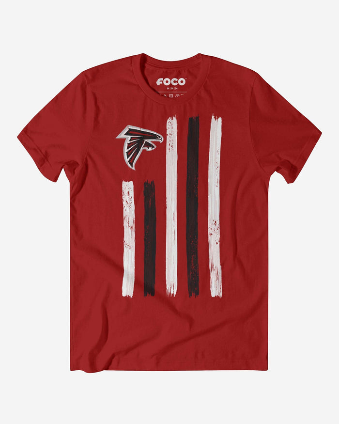 Atlanta Falcons Brushstroke Flag T-Shirt FOCO S - FOCO.com