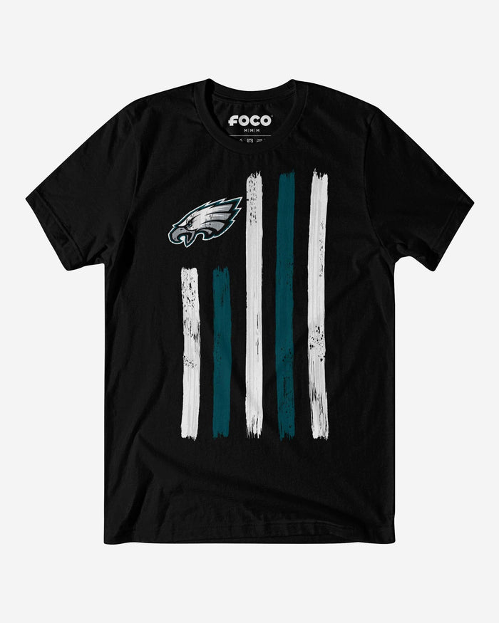 Philadelphia Eagles Brushstroke Flag T-Shirt FOCO S - FOCO.com