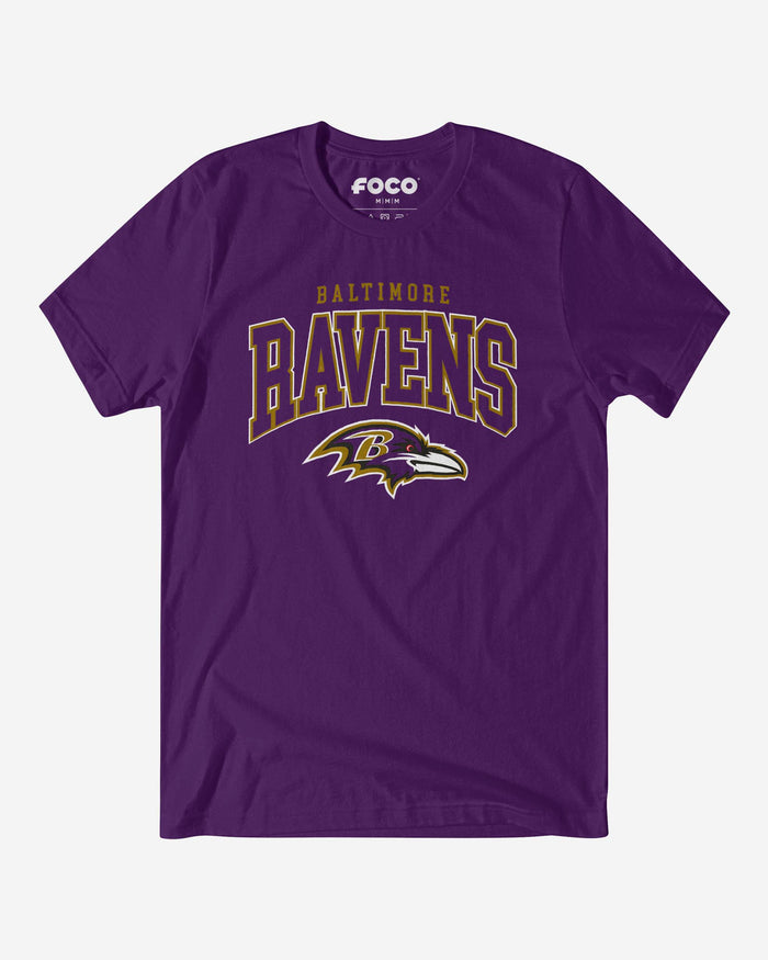 Baltimore Ravens Classic Logo T-Shirt FOCO Team Purple S - FOCO.com