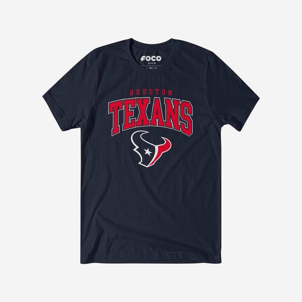 Houston Texans Classic Logo T-Shirt FOCO Navy S - FOCO.com