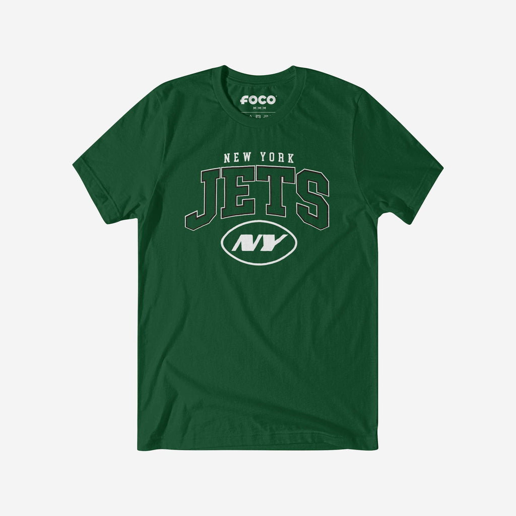 New York Jets Classic Logo T-Shirt FOCO Evergreen S - FOCO.com