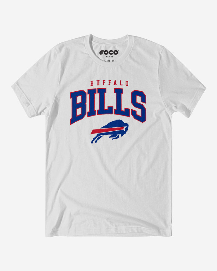 Buffalo Bills Classic Logo T-Shirt FOCO White S - FOCO.com