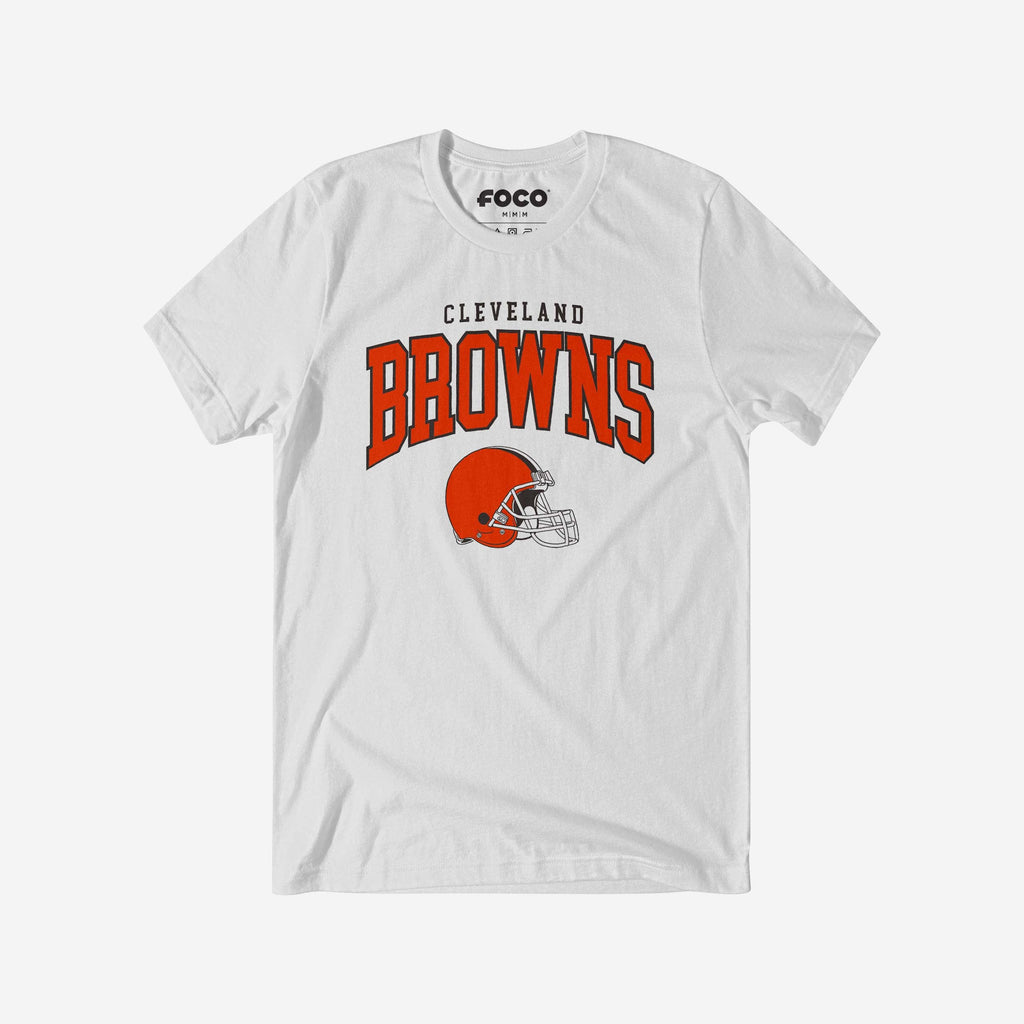 Cleveland Browns Classic Logo T-Shirt FOCO White S - FOCO.com