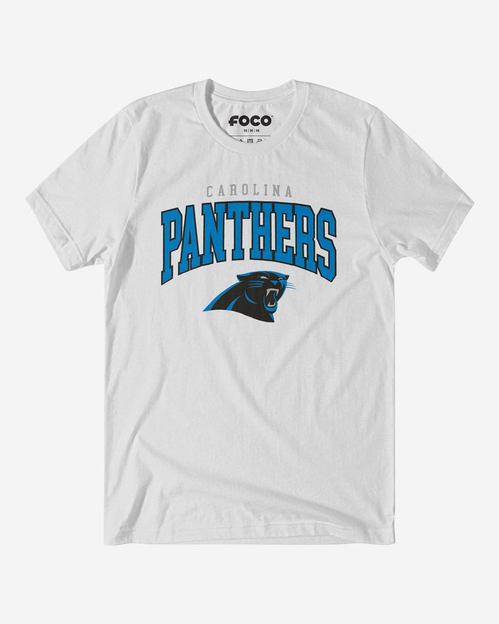 Carolina Panthers Classic Logo T-Shirt FOCO White S - FOCO.com