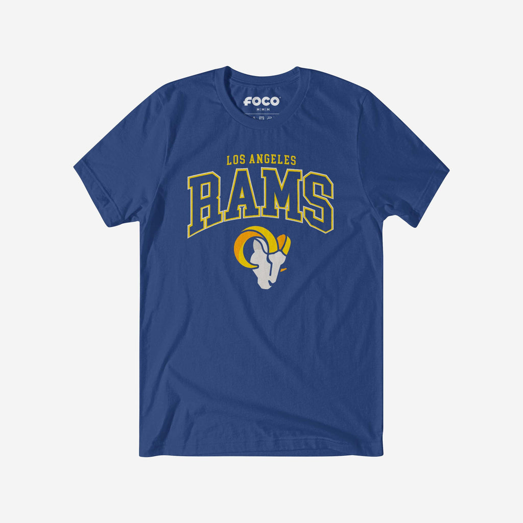 Los Angeles Rams Classic Logo T-Shirt FOCO True Royal S - FOCO.com