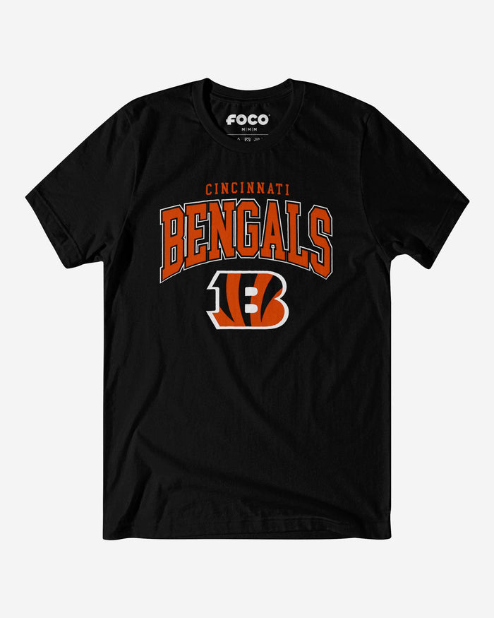 Cincinnati Bengals Classic Logo T-Shirt FOCO Black S - FOCO.com