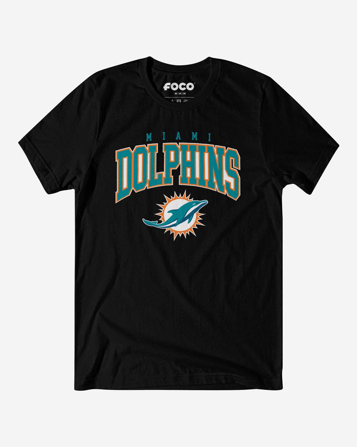 Miami Dolphins Classic Logo T-Shirt FOCO Black S - FOCO.com