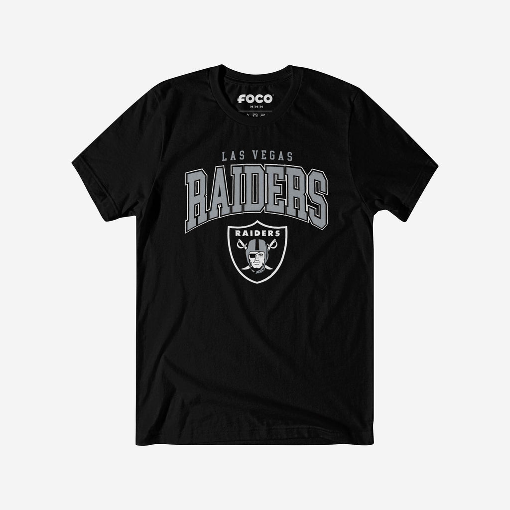 Las Vegas Raiders Classic Logo T-Shirt FOCO Black S - FOCO.com