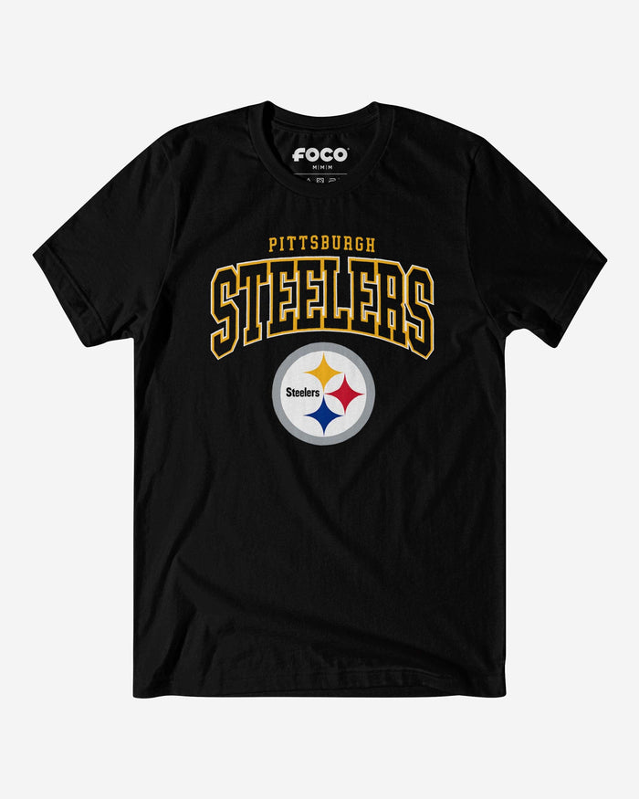 Pittsburgh Steelers Classic Logo T-Shirt FOCO Black S - FOCO.com