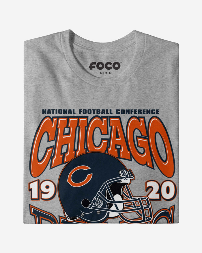 Chicago Bears Classic Team Helmet T-Shirt FOCO - FOCO.com