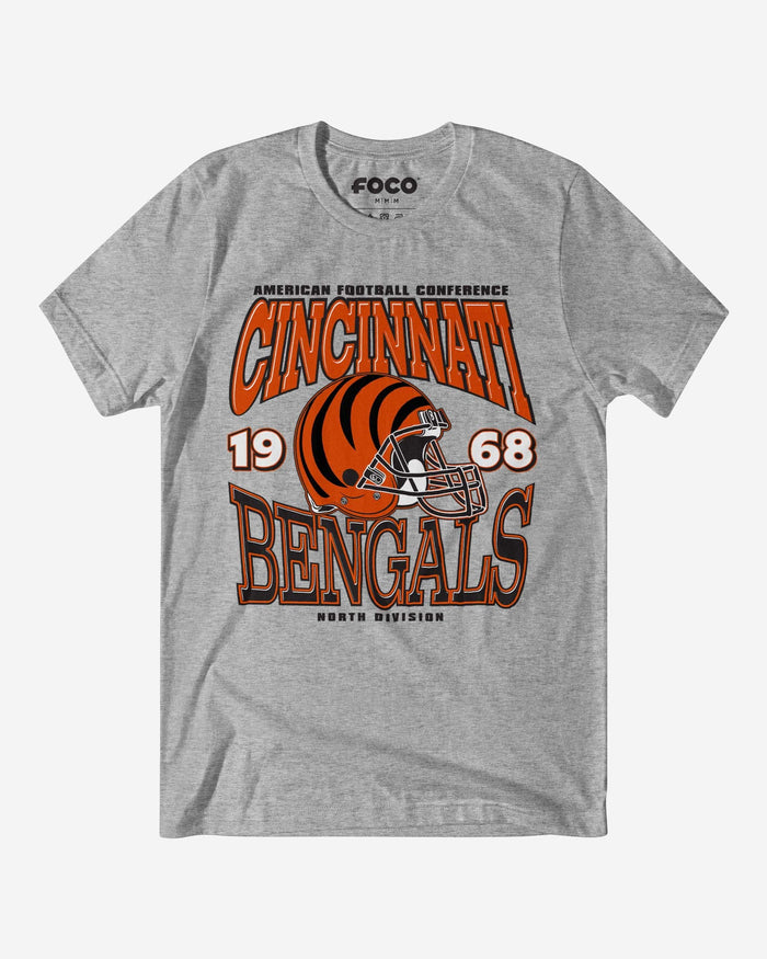 Cincinnati Bengals Classic Team Helmet T-Shirt FOCO S - FOCO.com