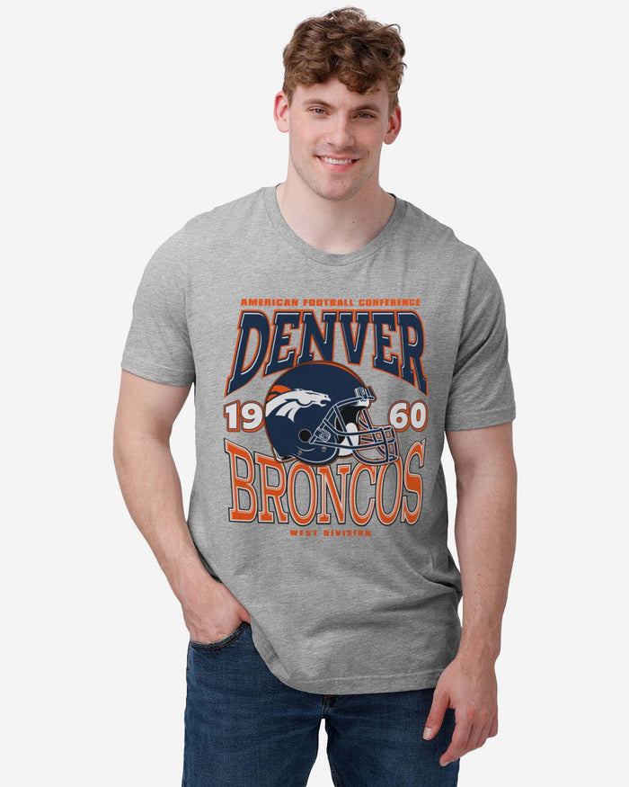 Denver Broncos Classic Team Helmet T-Shirt FOCO - FOCO.com