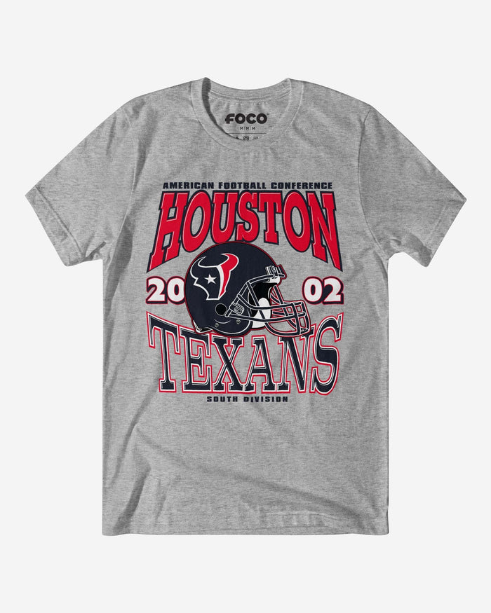 Houston Texans Classic Team Helmet T-Shirt FOCO S - FOCO.com