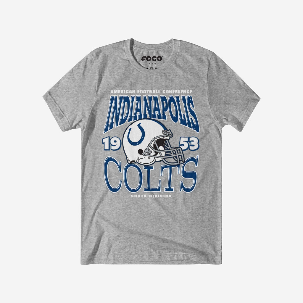 Indianapolis Colts Classic Team Helmet T-Shirt FOCO S - FOCO.com