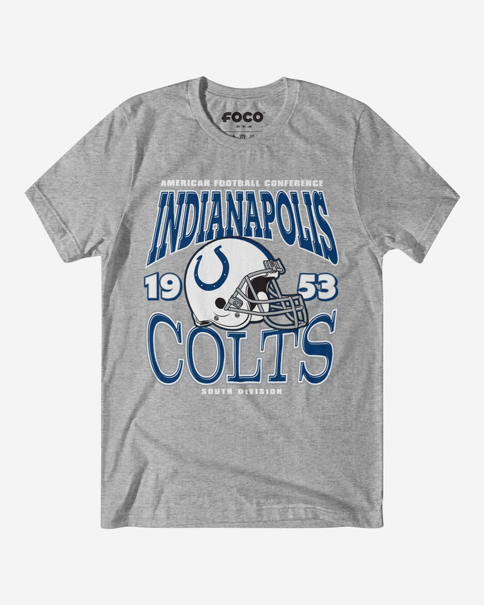 Indianapolis Colts Classic Team Helmet T-Shirt FOCO S - FOCO.com