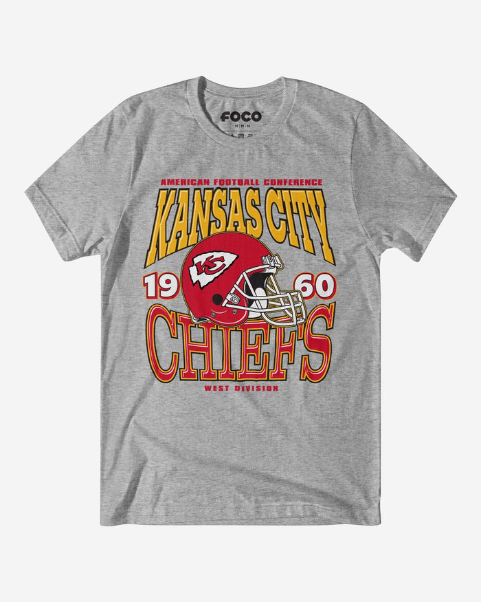 Kansas City Chiefs Classic Team Helmet T-Shirt FOCO S - FOCO.com