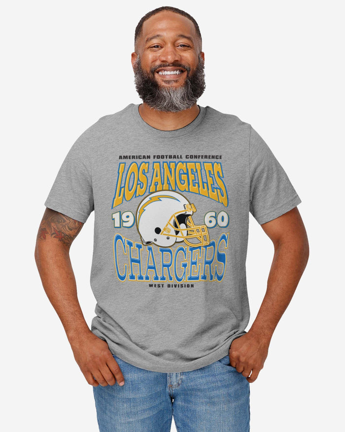 Los Angeles Chargers Classic Team Helmet T-Shirt FOCO - FOCO.com