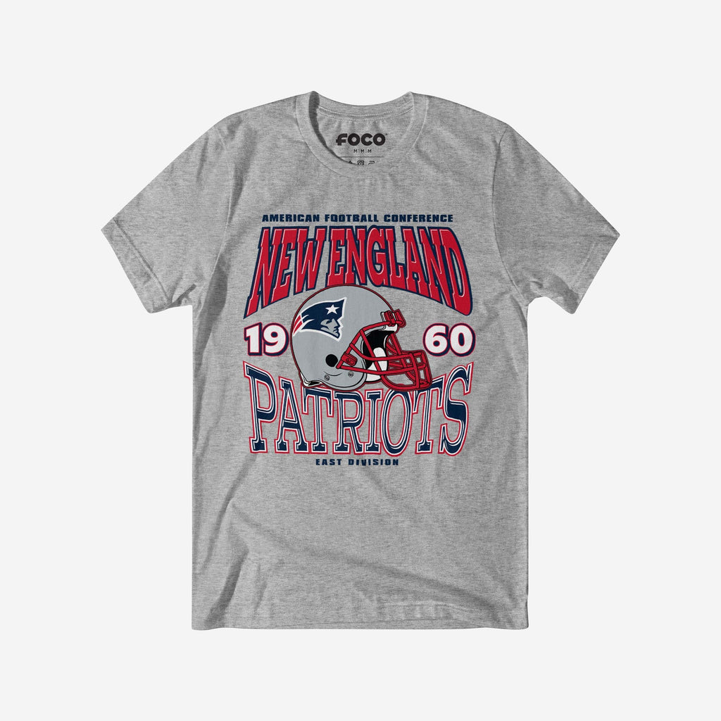 New England Patriots Classic Team Helmet T-Shirt FOCO S - FOCO.com