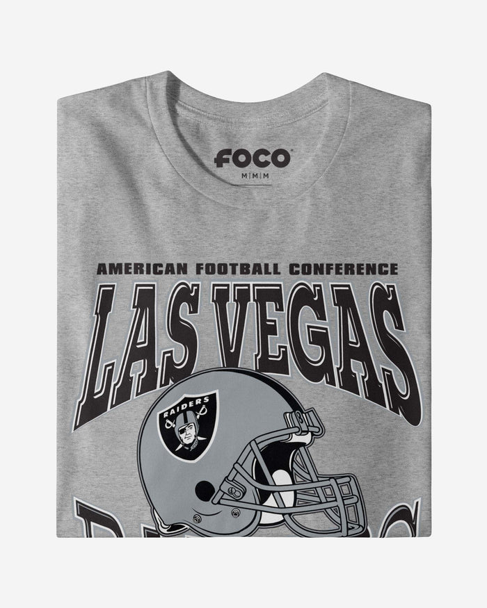 Las Vegas Raiders Classic Team Helmet T-Shirt FOCO - FOCO.com