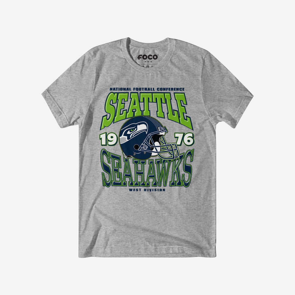 Seattle Seahawks Classic Team Helmet T-Shirt FOCO S - FOCO.com