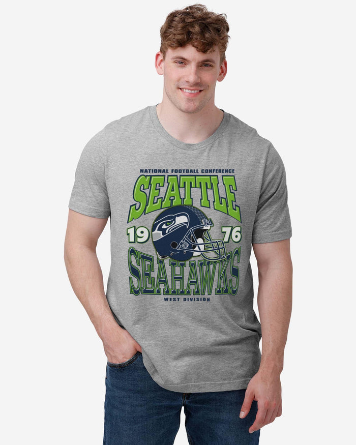 Seattle Seahawks Classic Team Helmet T-Shirt FOCO - FOCO.com