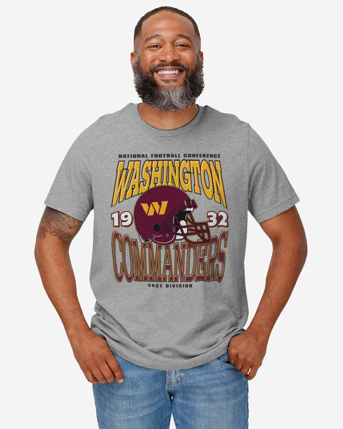 Washington Commanders Classic Team Helmet T-Shirt FOCO - FOCO.com