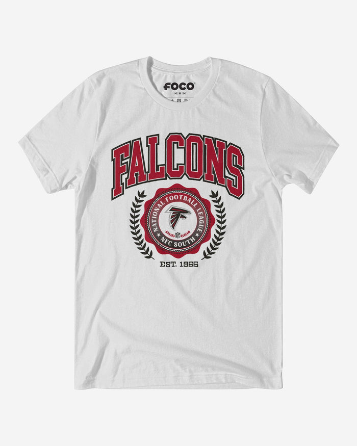 Atlanta Falcons Team Crest T-Shirt FOCO White S - FOCO.com