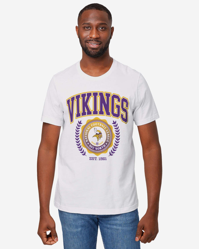 Minnesota Vikings Team Crest T-Shirt FOCO - FOCO.com