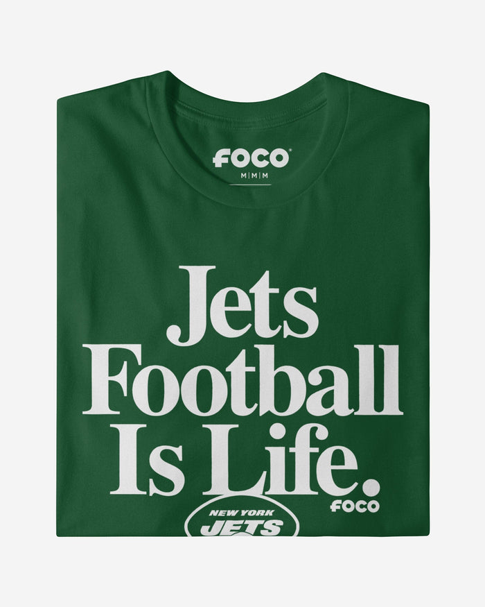 New York Jets Football is Life T-Shirt FOCO - FOCO.com